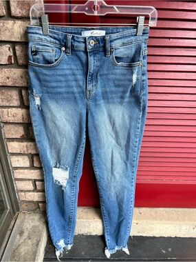 KanCan Light Blue Distressed Skinny Jeans Size 7/27